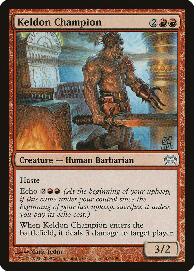 Keldon Champion card front