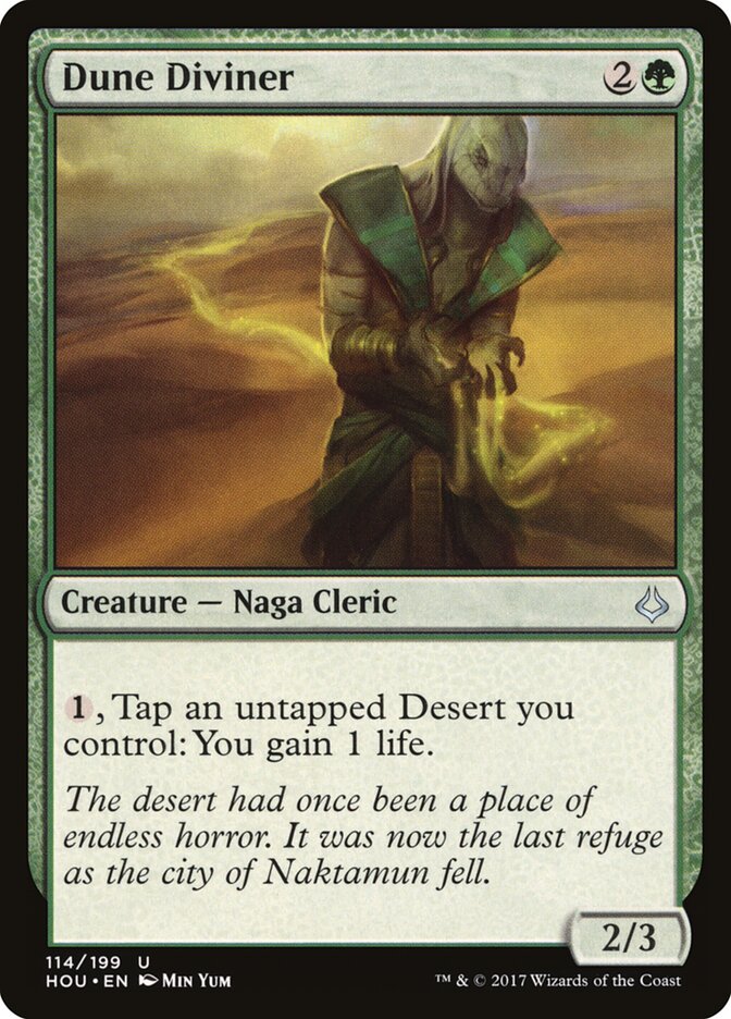 Dune Diviner card front