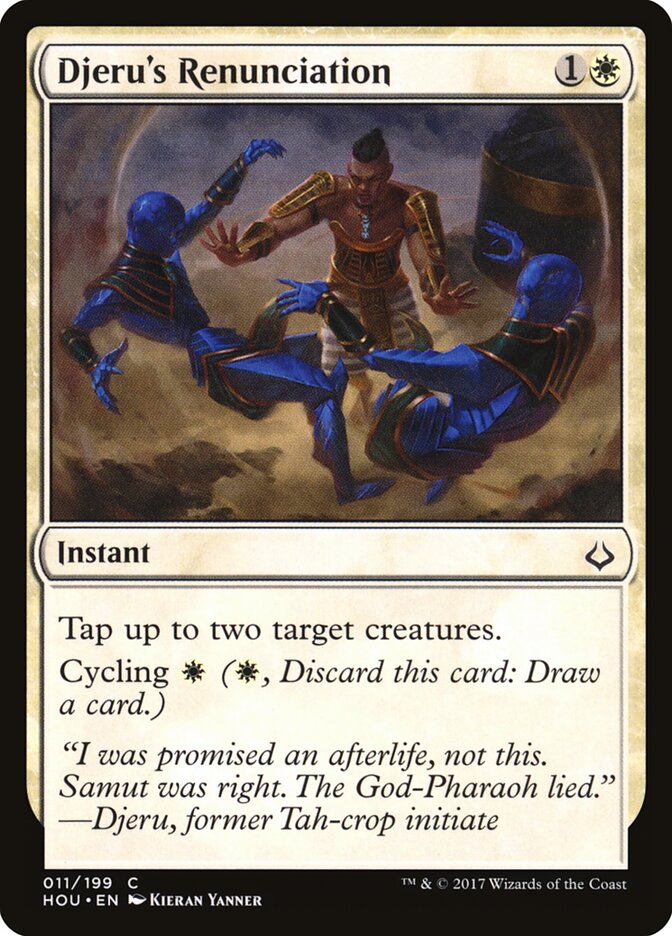 Djeru's Renunciation card front