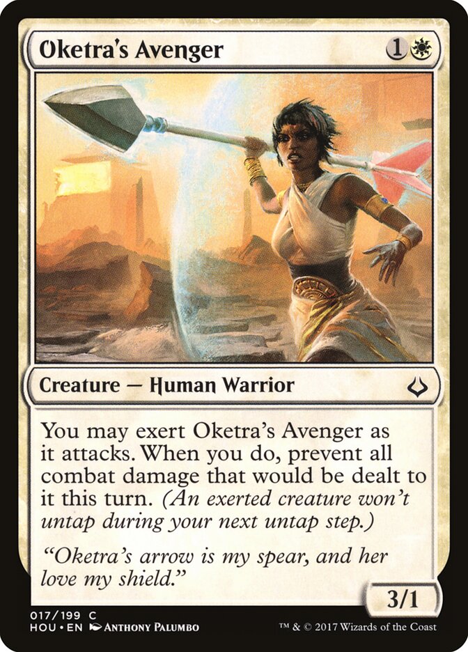Oketra's Avenger card front