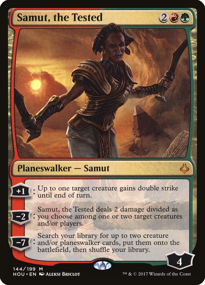 Samut, the Tested card front