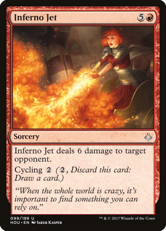 Inferno Jet card front