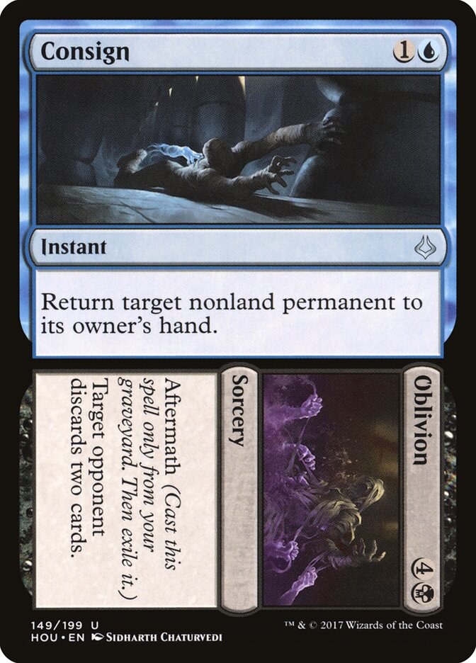 Consign card front