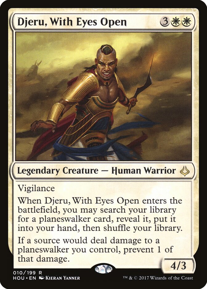 Djeru, With Eyes Open card front
