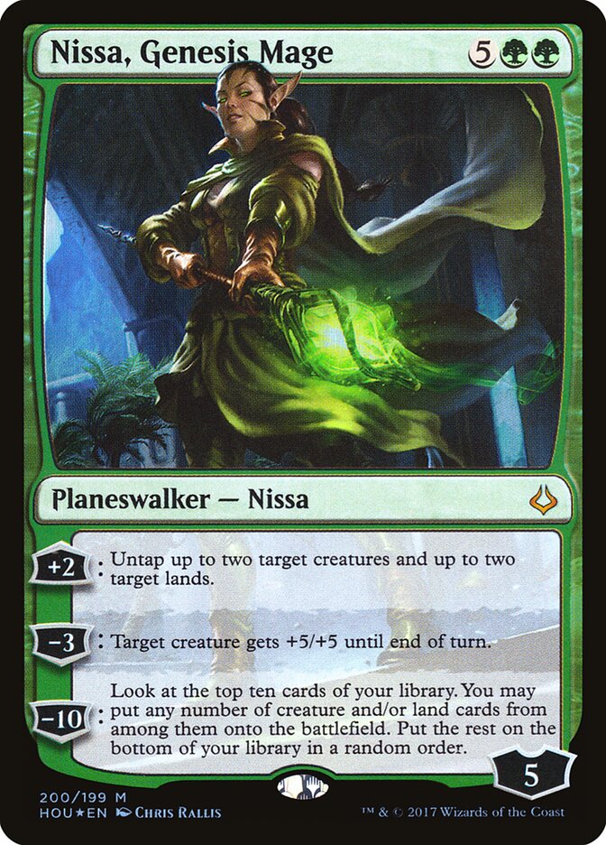Nissa, Genesis Mage card front