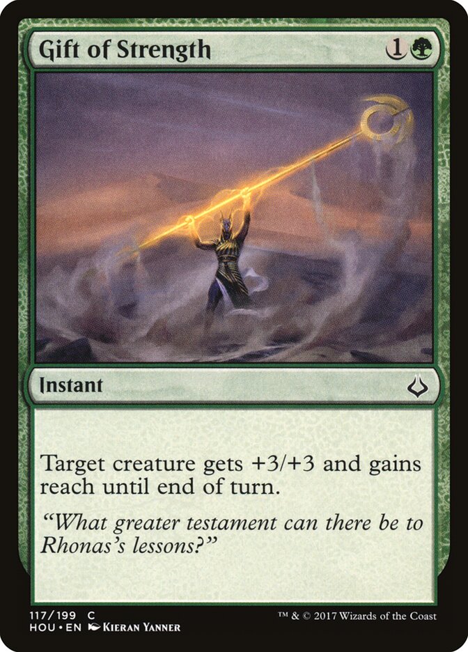 Gift of Strength card front
