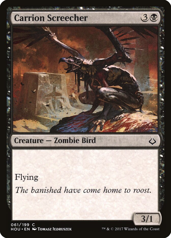 Carrion Screecher card front