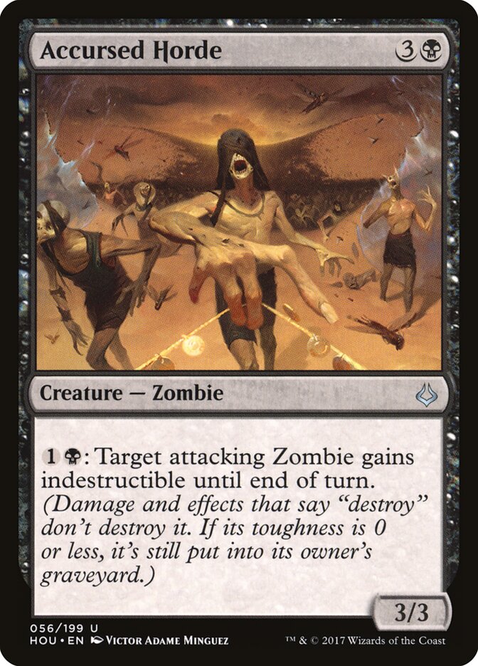 Accursed Horde card front