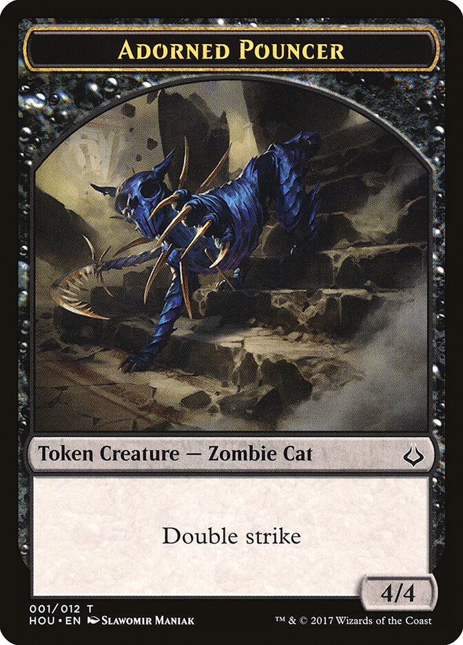Adorned Pouncer card front
