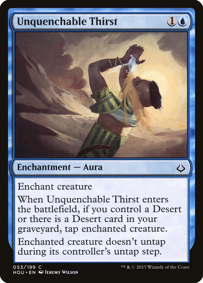 Unquenchable Thirst card front
