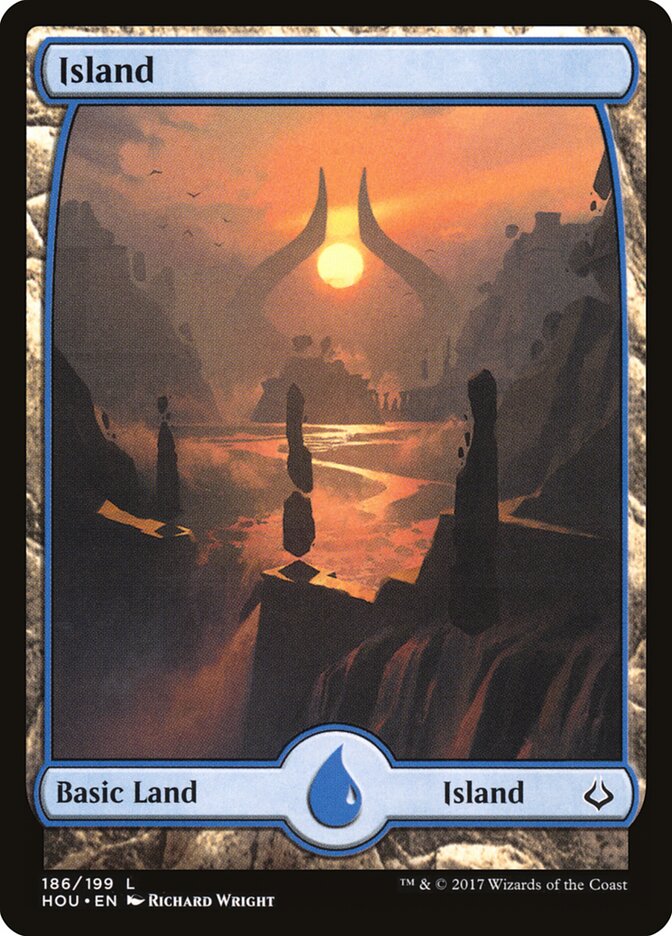 Island card front