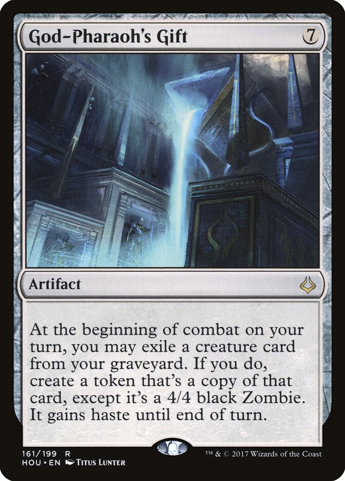 God-Pharaoh's Gift card front