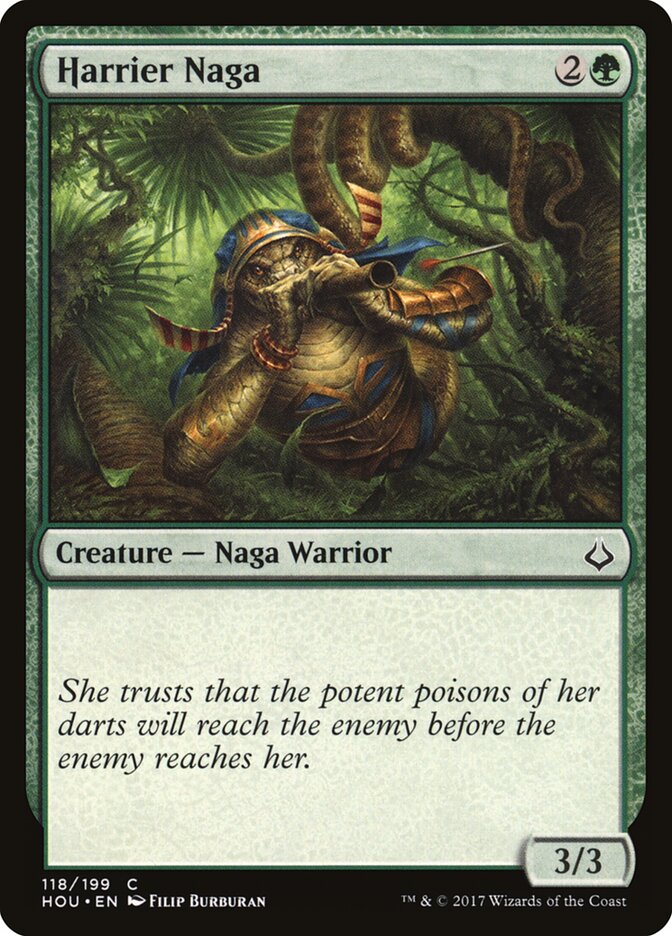 Harrier Naga card front