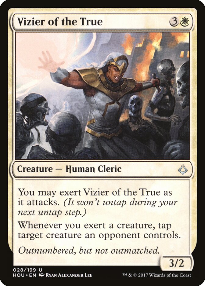 Vizier of the True card front