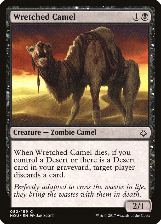 Wretched Camel card front