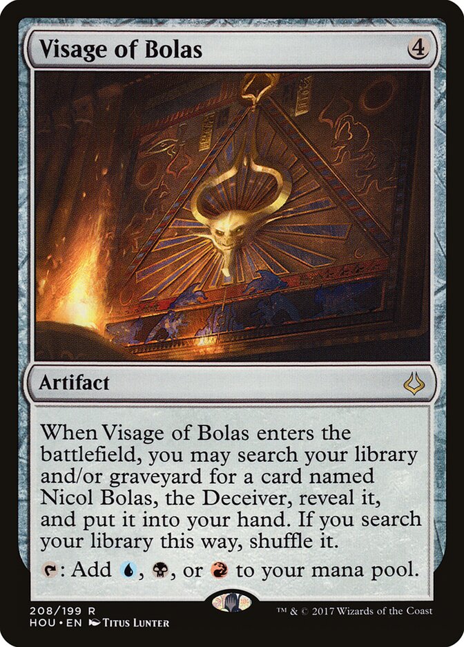 Visage of Bolas card front