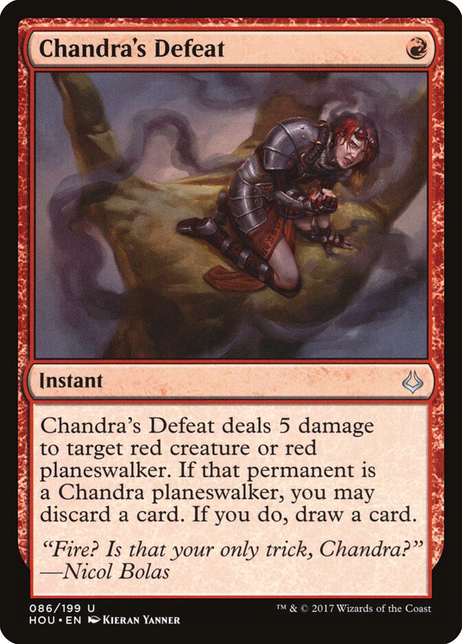 Chandra's Defeat card front