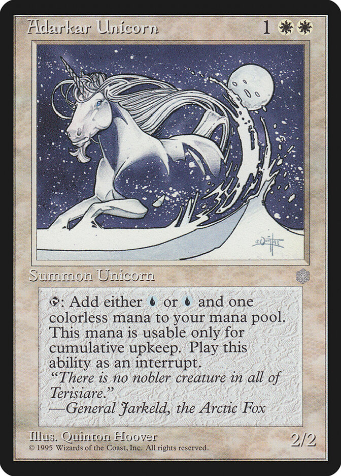 Adarkar Unicorn card front