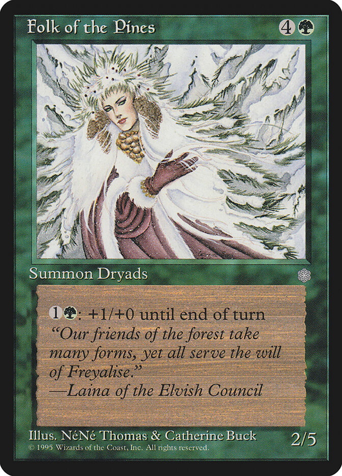 Folk of the Pines card front