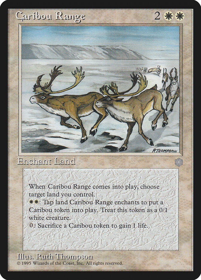 Caribou Range card front
