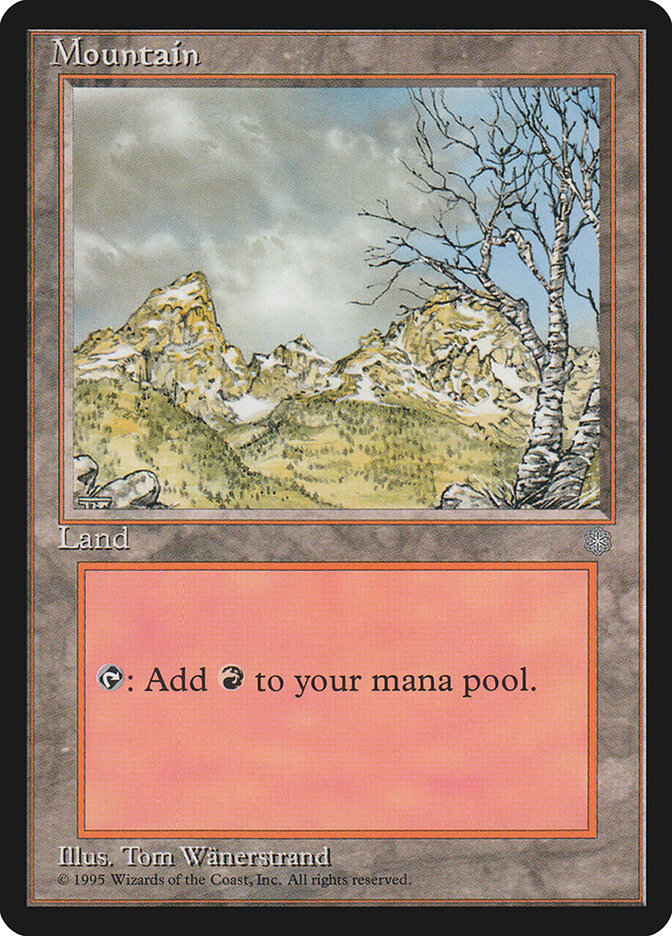 Mountain card front