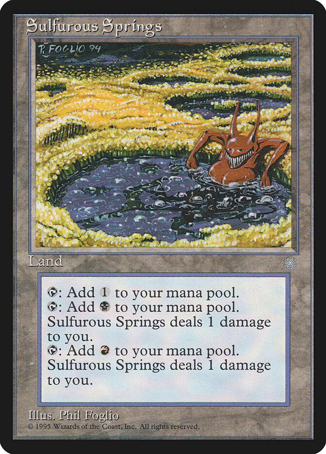 Sulfurous Springs card front
