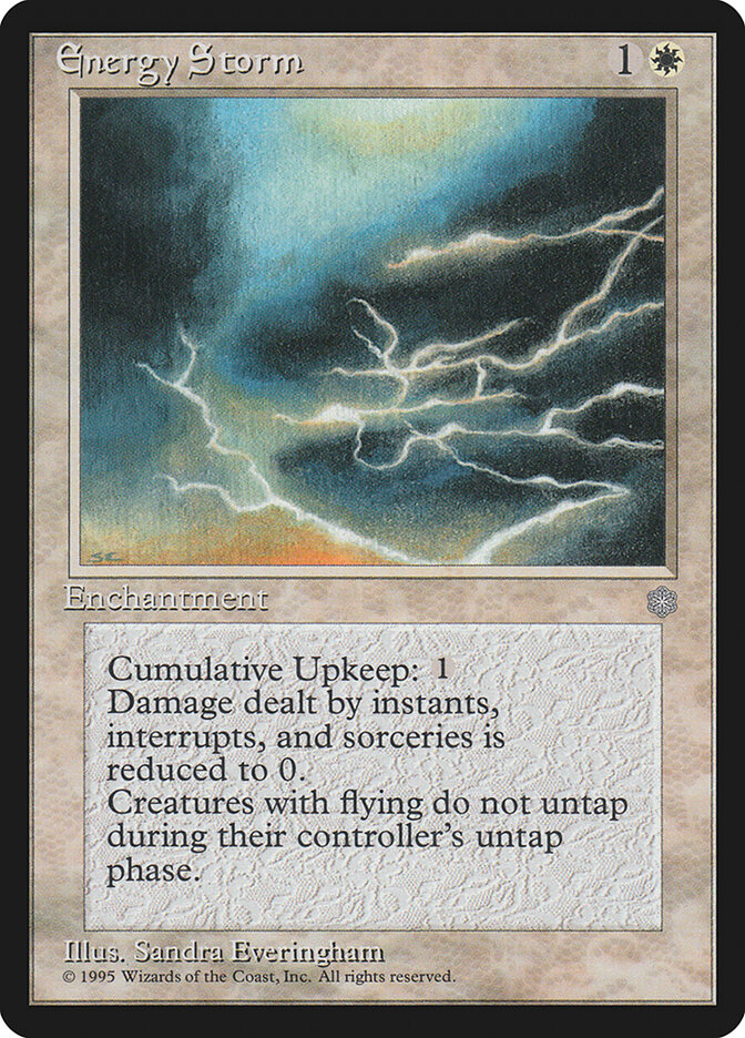 Energy Storm card front