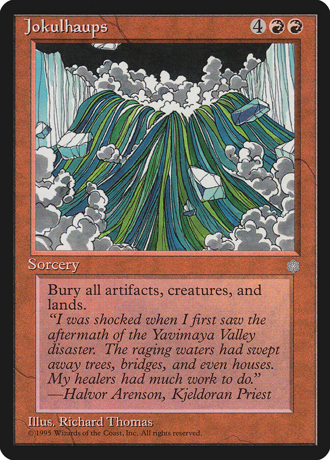 Jokulhaups card front