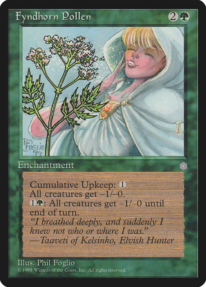 Fyndhorn Pollen card front