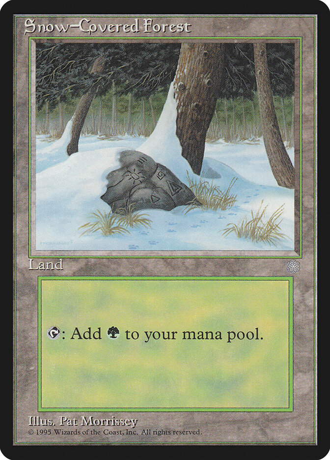 Snow-Covered Forest card front