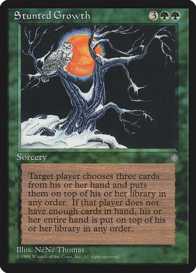 Stunted Growth card front