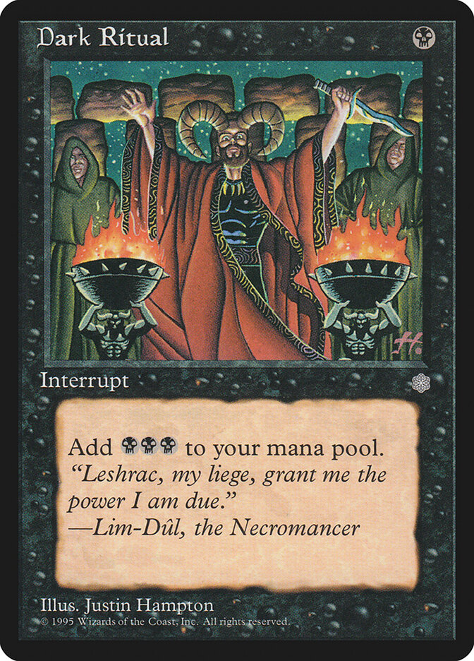 Dark Ritual card front