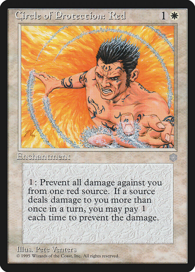 Circle of Protection: Red card front