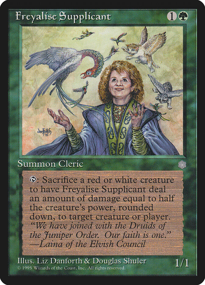 Freyalise Supplicant card front