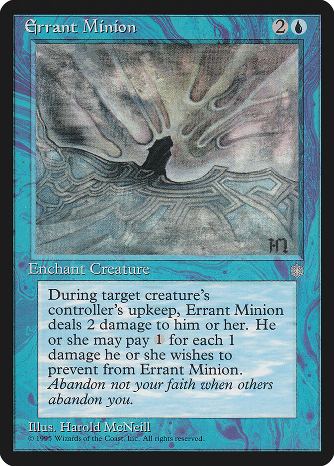 Errant Minion card front