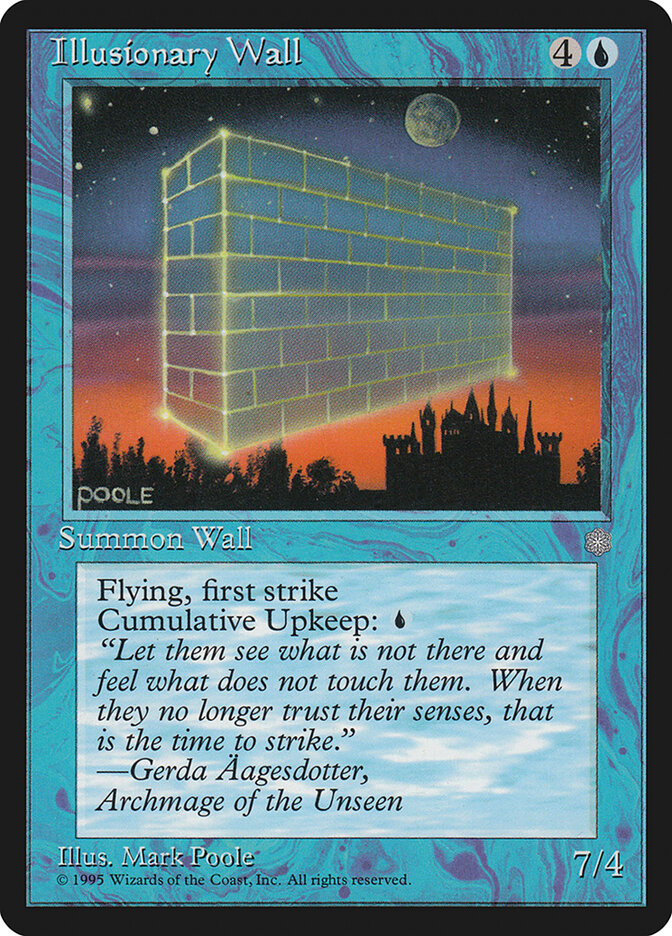 Illusionary Wall card front