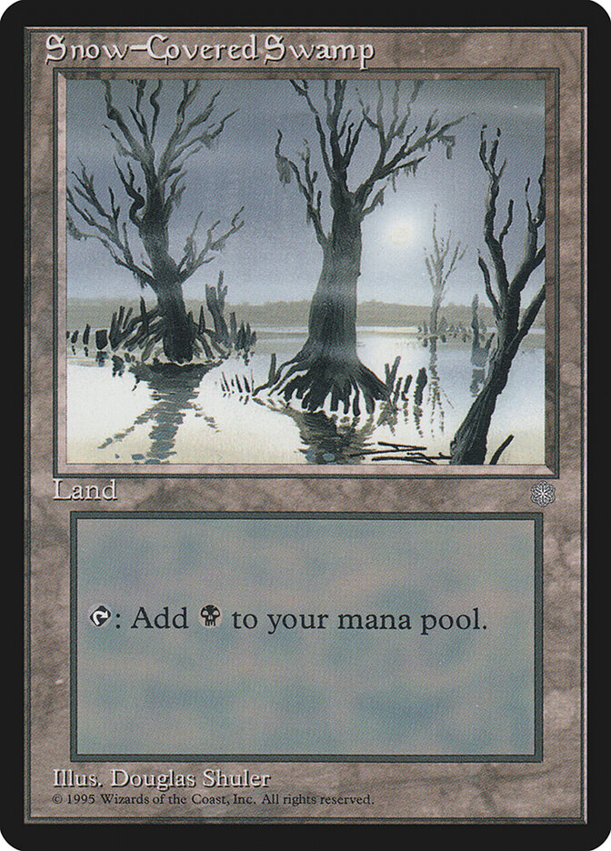 Snow-Covered Swamp card front