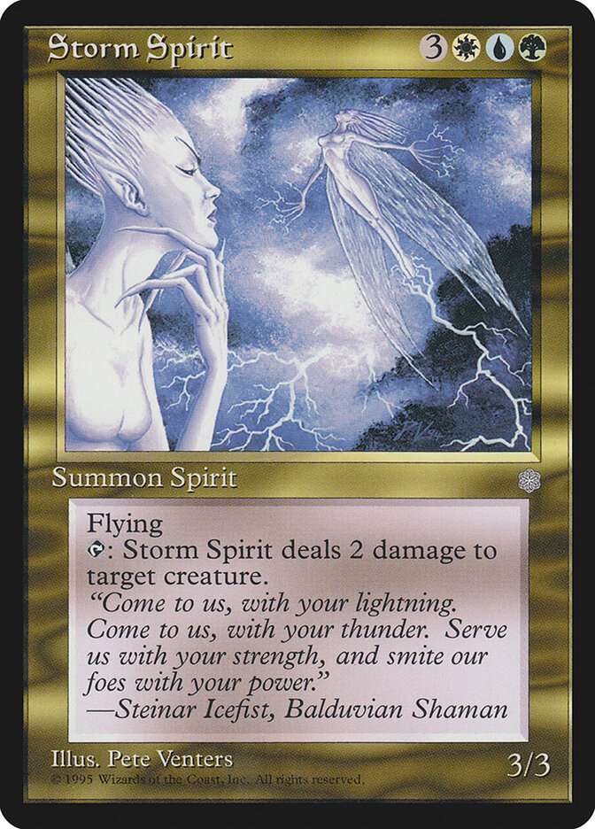 Storm Spirit card front