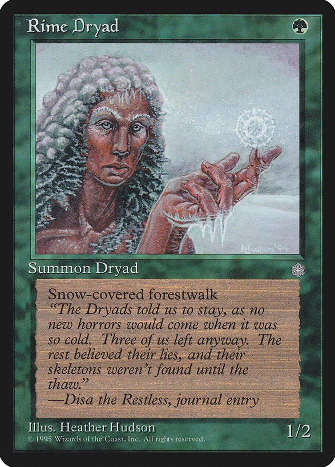 Rime Dryad card front