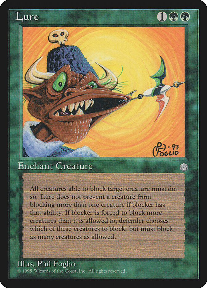 Lure card front
