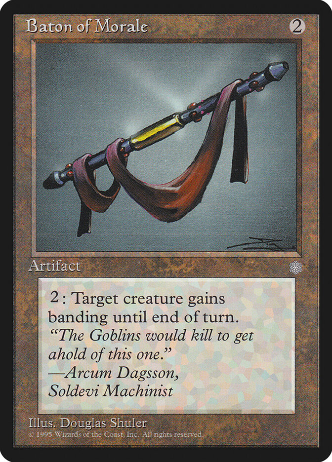 Baton of Morale card front