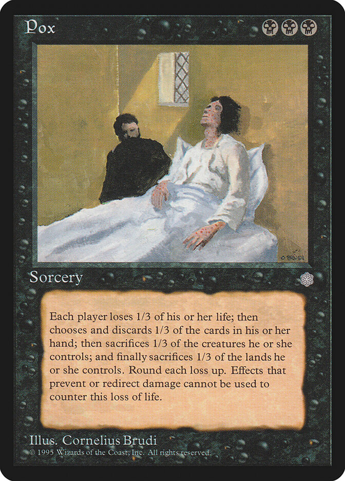 Pox card front
