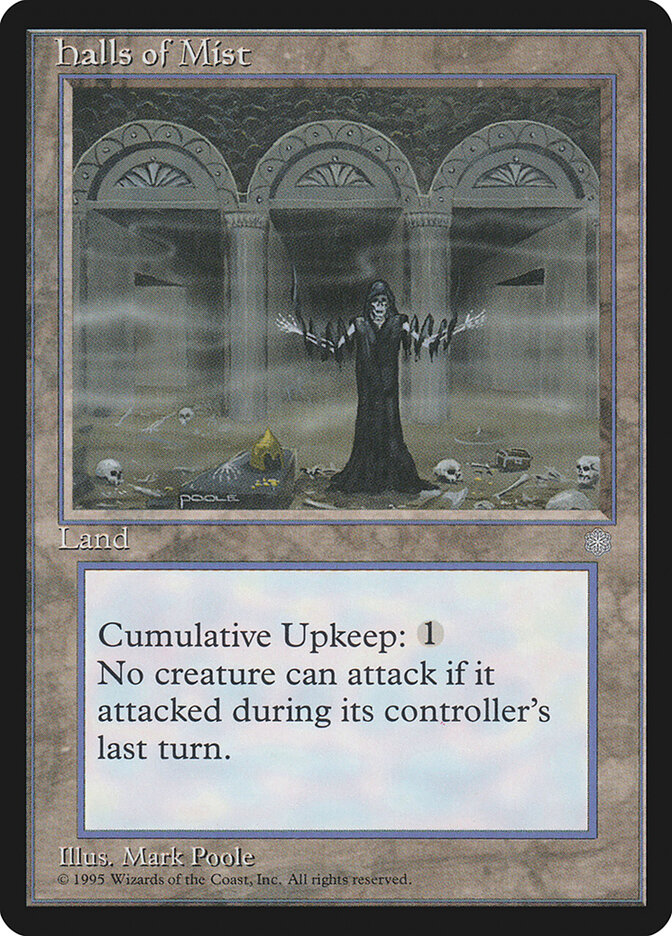 Halls of Mist card front