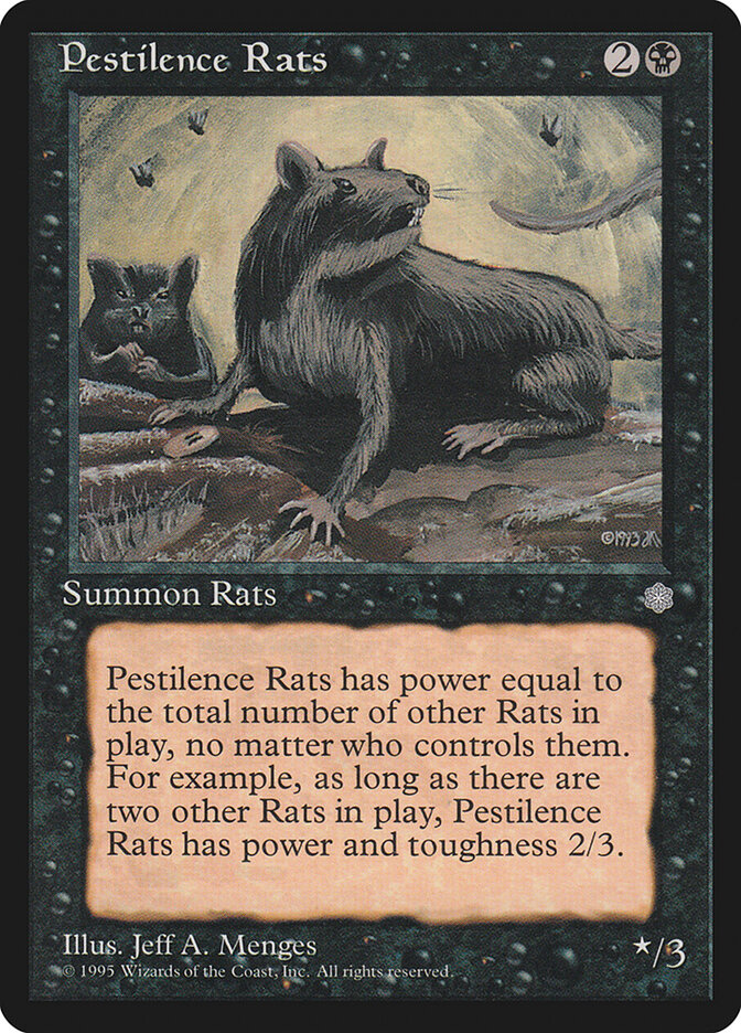 Pestilence Rats card front