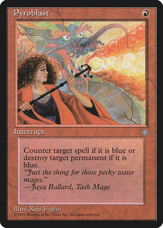 Pyroblast card front