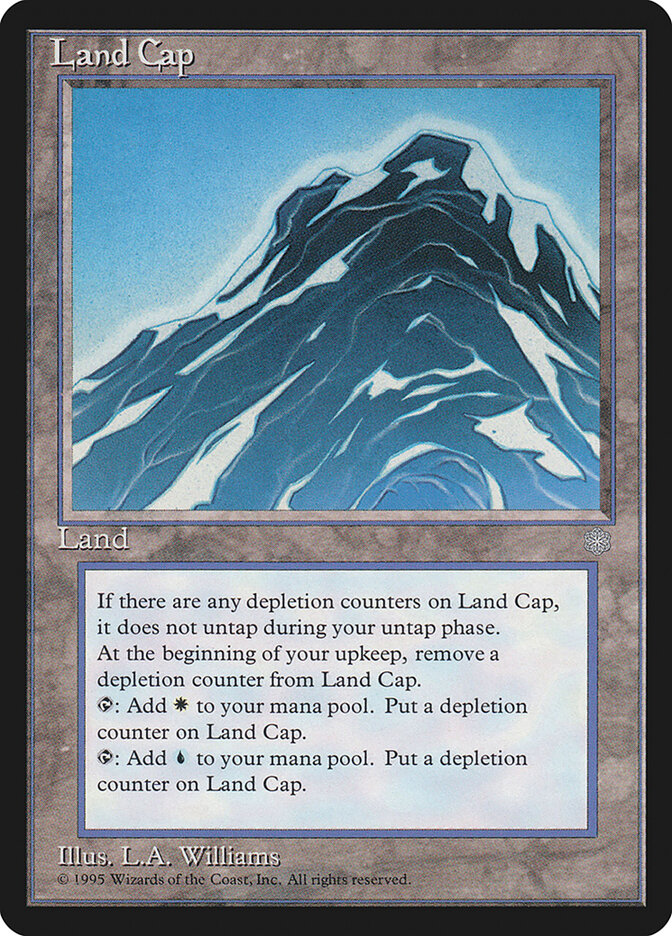 Land Cap card front