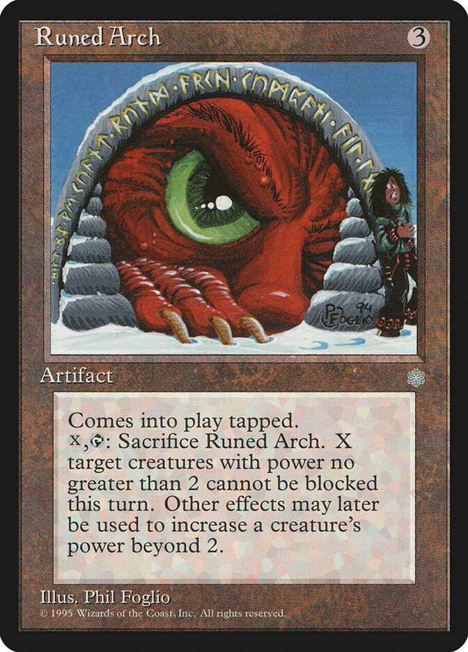 Runed Arch card front