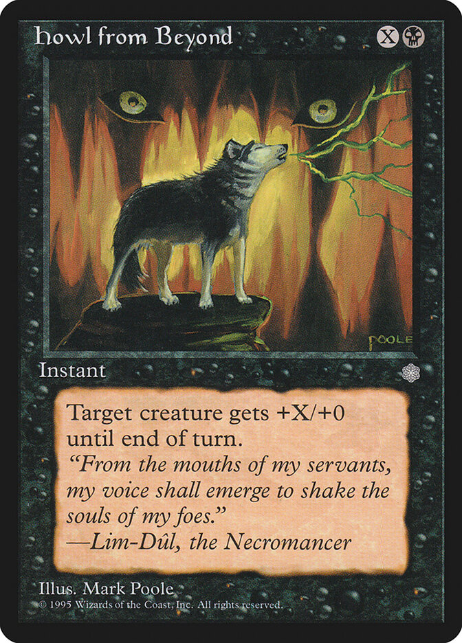 Howl from Beyond card front