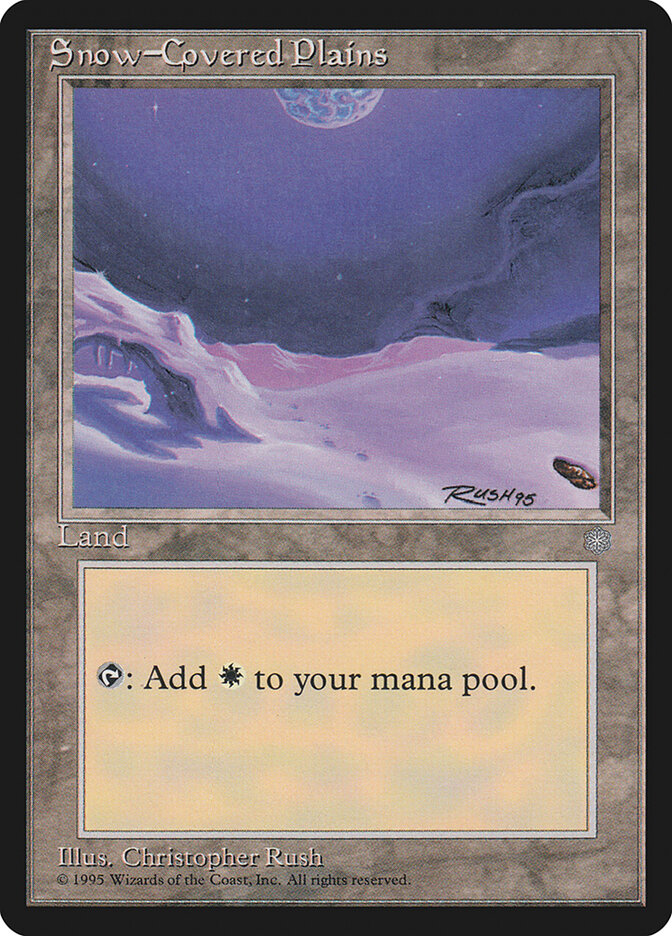 Snow-Covered Plains card front