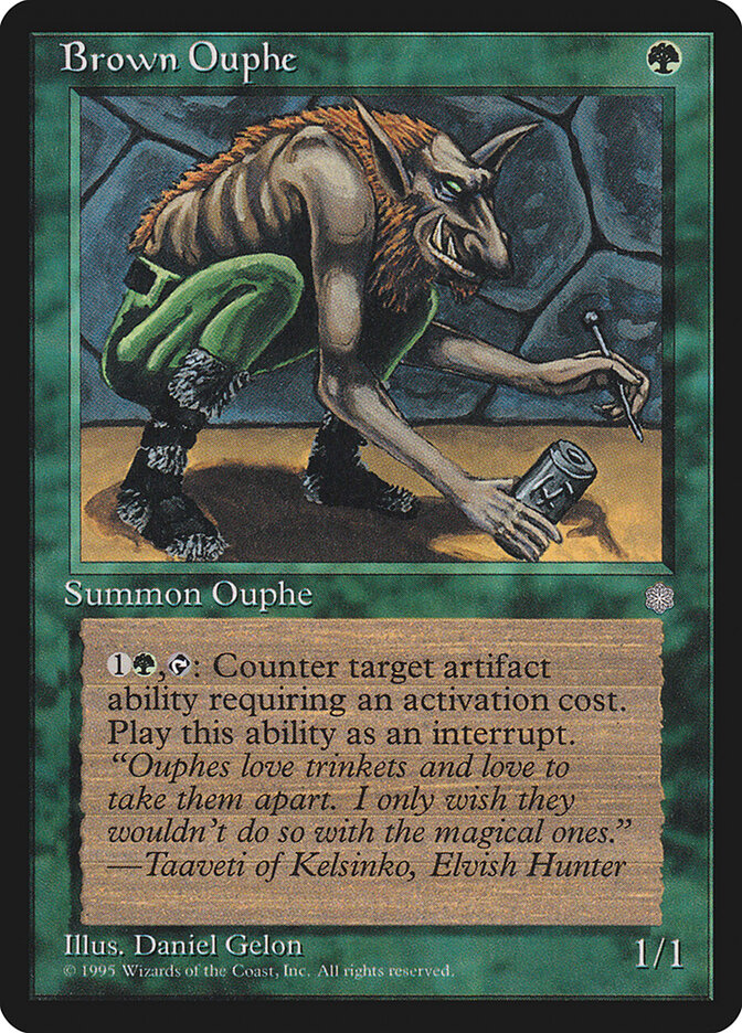 Brown Ouphe card front